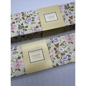 2 Crabtree & Evelyn Summer Hill Scented Drawer Lining Paper New